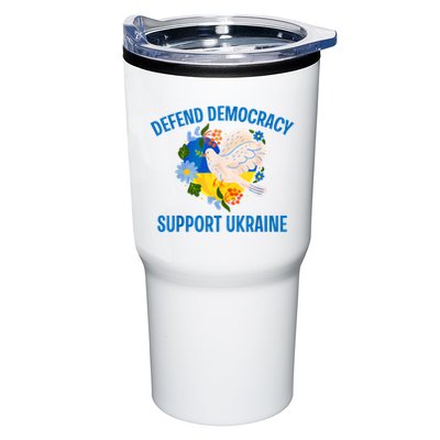 Defend Democracy Support Ukraine Stand With Zelensky Peace Tumbler
