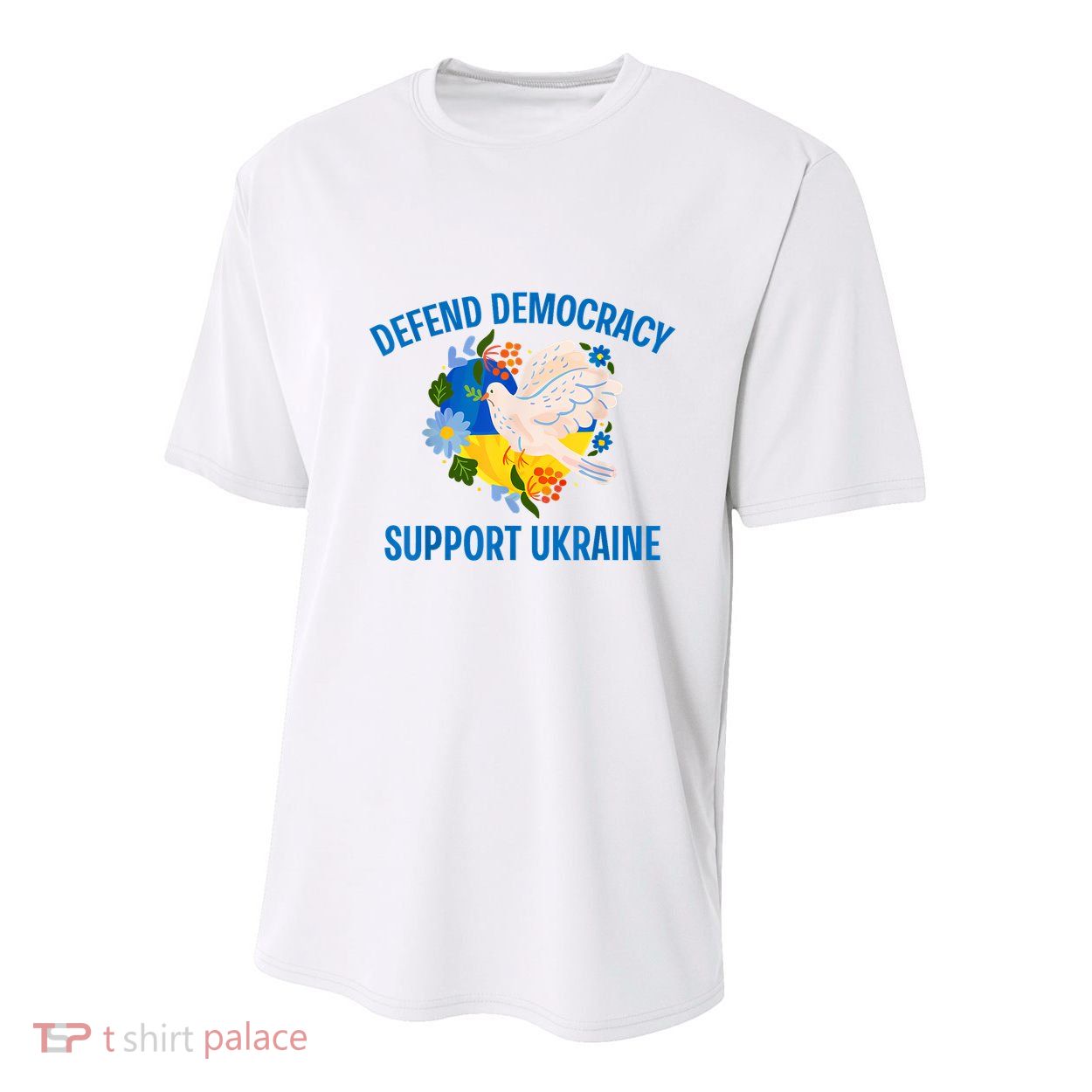 Defend Democracy Support Ukraine Stand With Zelensky Peace Youth Performance Sprint T-Shirt