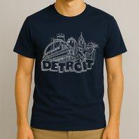 Detroit Drawing Skyline T-Shirt