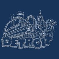 Detroit Drawing Skyline T-Shirt