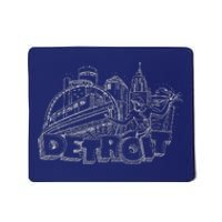 Detroit Drawing Skyline Mousepad