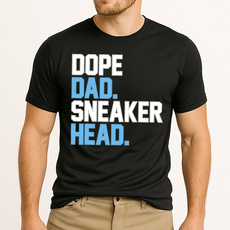 Dope Dad Sneakerhead Cooling Performance Crew T-Shirt