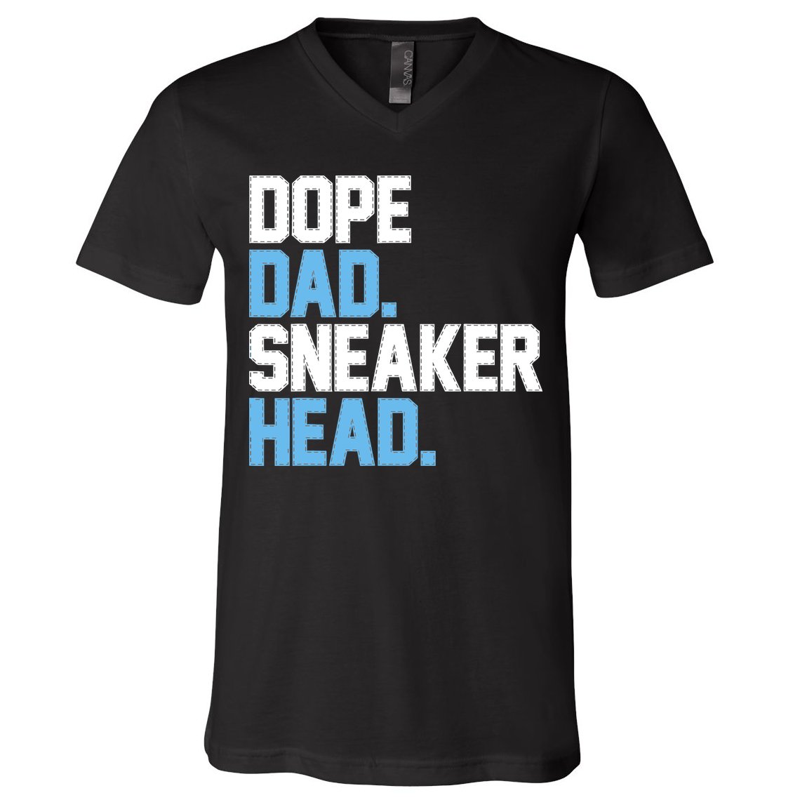 Dope Dad Sneakerhead V-Neck T-Shirt