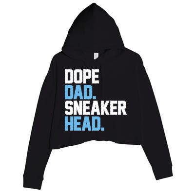 Dope Dad Sneakerhead Crop Fleece Hoodie
