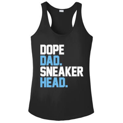 Dope Dad Sneakerhead Ladies PosiCharge Competitor Racerback Tank