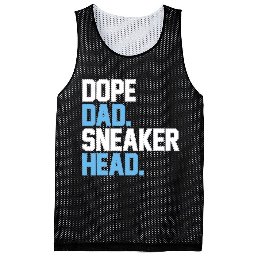Dope Dad Sneakerhead Mesh Reversible Basketball Jersey Tank