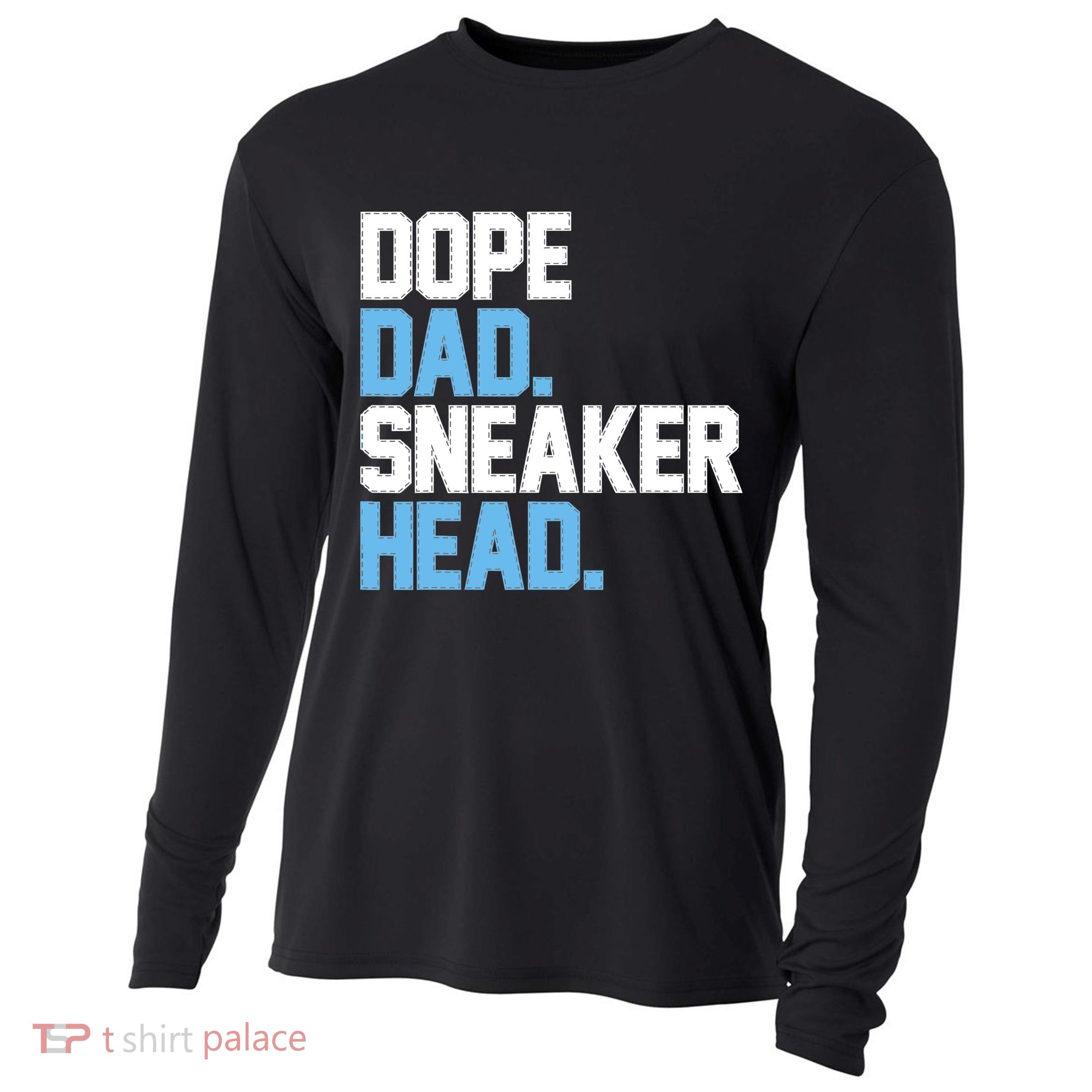 Dope Dad Sneakerhead Cooling Performance Long Sleeve Crew