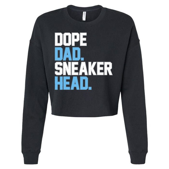 Dope Dad Sneakerhead Cropped Pullover Crew
