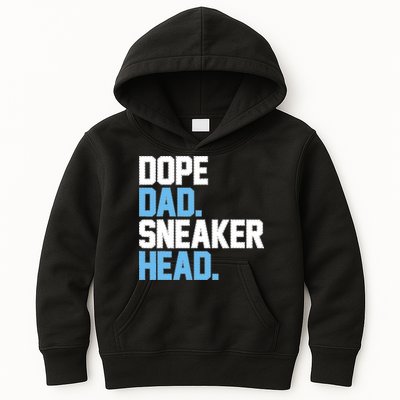 Dope Dad Sneakerhead Kids Hoodie