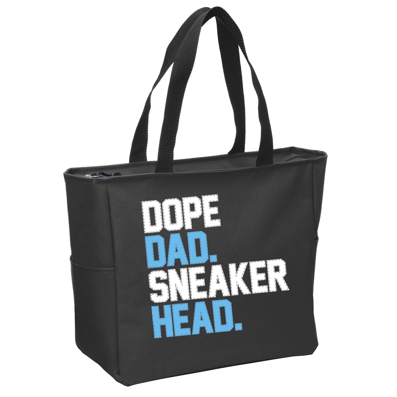 Dope Dad Sneakerhead Zip Tote Bag