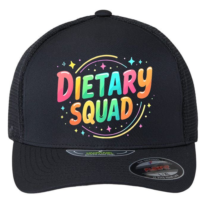 Dietitian Dietary Squad Nutritionist Dietary Worker Flexfit Unipanel Trucker Cap