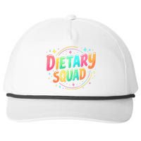 Dietitian Dietary Squad Nutritionist Dietary Worker Snapback Five-Panel Rope Hat