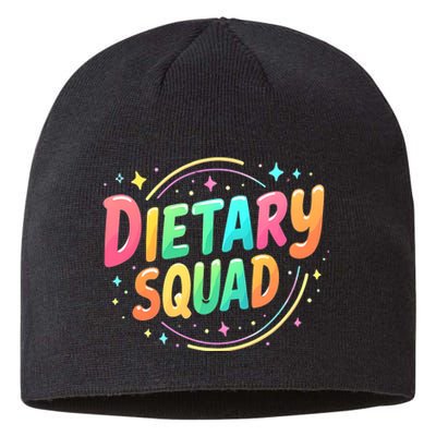 Dietitian Dietary Squad Nutritionist Dietary Worker Sustainable Beanie