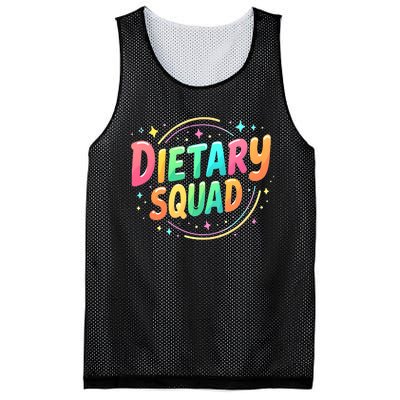 Dietitian Dietary Squad Nutritionist Dietary Worker Mesh Reversible Basketball Jersey Tank