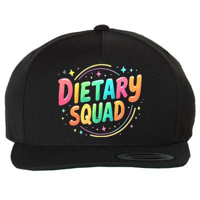 Dietitian Dietary Squad Nutritionist Dietary Worker Wool Snapback Cap