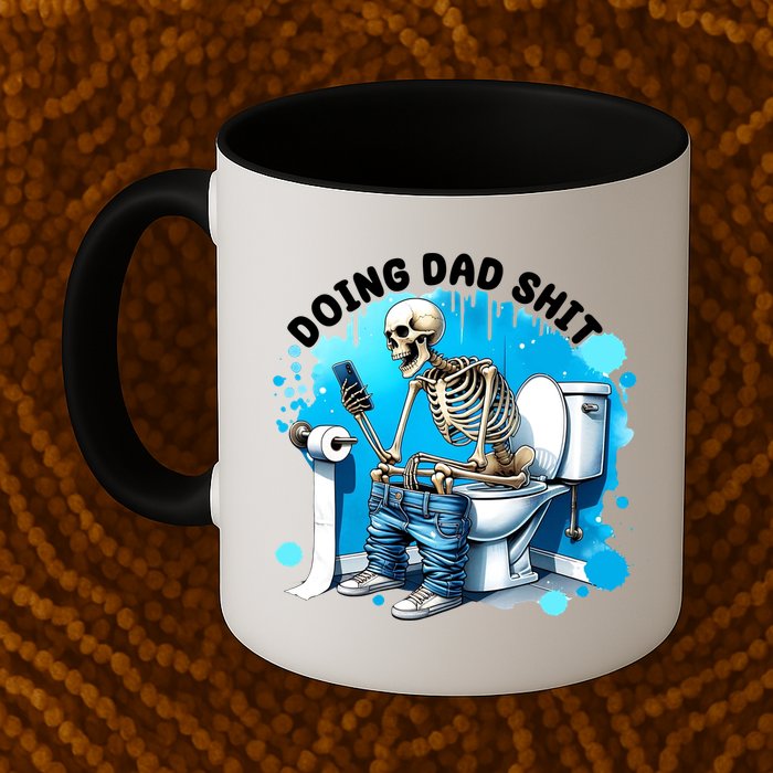 Doing Dad Shit Funny Skeleton Mug