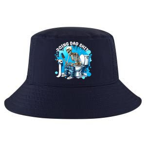 Doing Dad Shit Funny Skeleton Cool Comfort Performance Bucket Hat