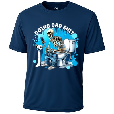 Doing Dad Shit Funny Skeleton Cooling Performance Crew T-Shirt