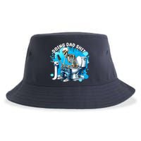 Doing Dad Shit Funny Skeleton Sustainable Bucket Hat