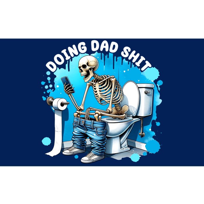 Doing Dad Shit Funny Skeleton Bumper Sticker