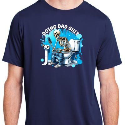 Doing Dad Shit Funny Skeleton Adult ChromaSoft Performance T-Shirt