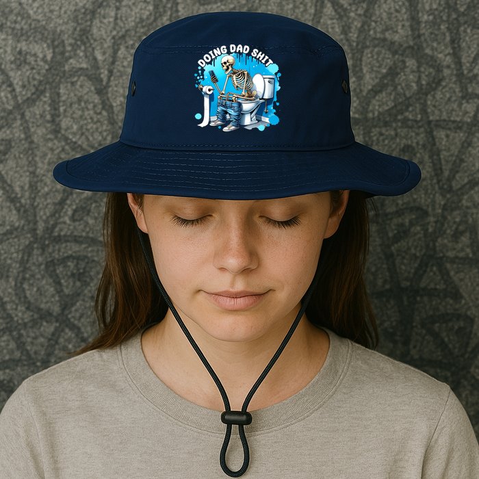 Doing Dad Shit Funny Skeleton Bucket Hat