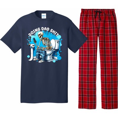 Doing Dad Shit Funny Skeleton Pajama Set