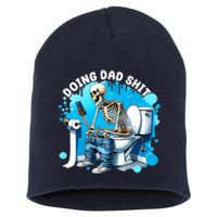 Doing Dad Shit Funny Skeleton Short Acrylic Beanie