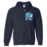 Doing Dad Shit Funny Skeleton Full Zip Hoodie