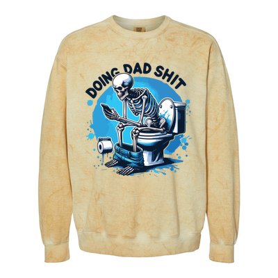 Doing Dad Shit Funny Dad Dad Life Colorblast Crewneck Sweatshirt