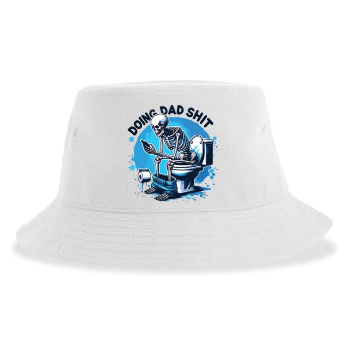 Doing Dad Shit Funny Dad Dad Life Sustainable Bucket Hat