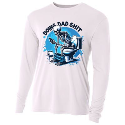 Doing Dad Shit Funny Dad Dad Life Cooling Performance Long Sleeve Crew