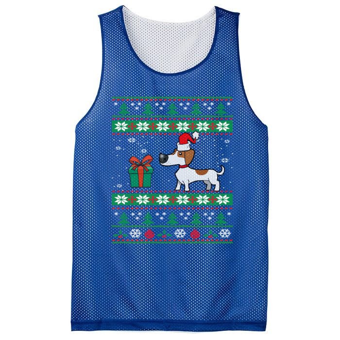 Dachshund Dog Santa Hat Funny Dogs Lovers Christmas Xmas Gift Mesh Reversible Basketball Jersey Tank