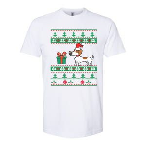 Dachshund Dog Santa Hat Funny Dogs Lovers Christmas Xmas Gift Softstyle CVC T-Shirt