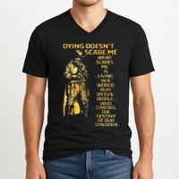 Dying DoesnT Scare Me What Scares Me V-Neck T-Shirt