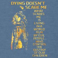 Dying DoesnT Scare Me What Scares Me Garment-Dyed Sweatshirt
