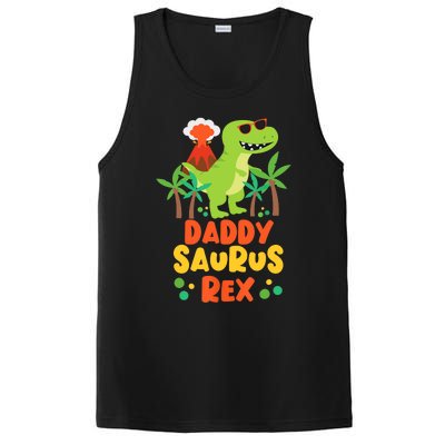 Daddy Dad Saurus Rex Dinosaur Dino for Father PosiCharge Competitor Tank