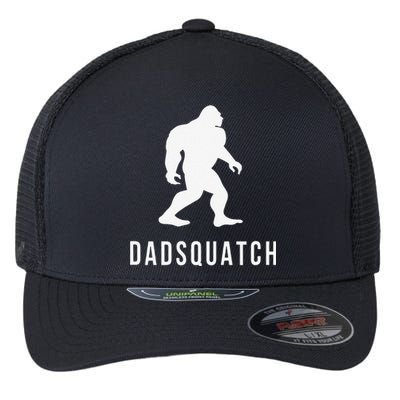 Dadsquatch Dad Sasquatch Bigfoot Funny Gift For Dad Flexfit Unipanel Trucker Cap