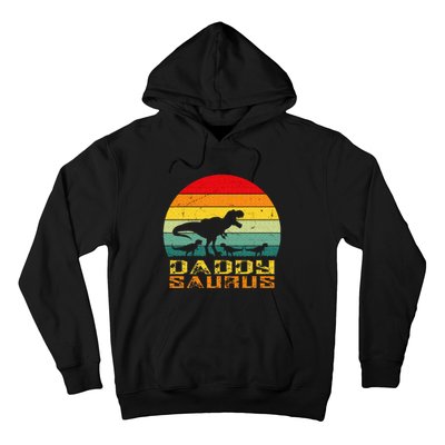 Daddysaurus Daddy Saurus Dino Dinosaur T Rex Hoodie