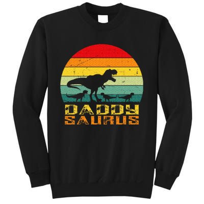 Daddysaurus Daddy Saurus Dino Dinosaur T Rex Sweatshirt