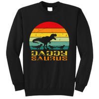 Daddysaurus Daddy Saurus Dino Dinosaur T Rex Tall Sweatshirt