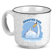 Devoted Dad Swan Fathers Day Gift 15oz Campfire Ceramic Mug
