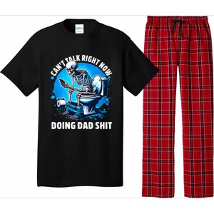 Doing Dad Shit Dad Joke Skeleton Dad Funny Dad Pajama Set