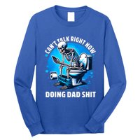 Doing Dad Shit Dad Joke Skeleton Dad Funny Dad Long Sleeve Shirt