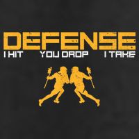 Defense Defender Stick Lacrosse Player Sports Graphic Print Cool Comfort Performance Bucket Hat