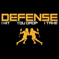 Defense Defender Stick Lacrosse Player Sports Graphic Print Sustainable Bucket Hat