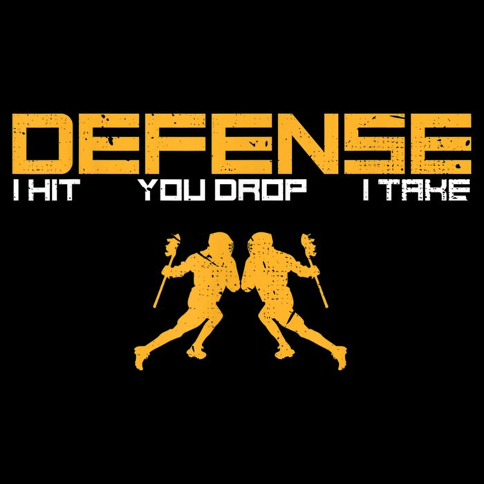 Defense Defender Stick Lacrosse Player Sports Graphic Print Sustainable Bucket Hat