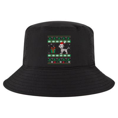 Dalmatian Dog Santa Hat Funny Ugly Christmas Xmas Dogs Gift Cool Comfort Performance Bucket Hat