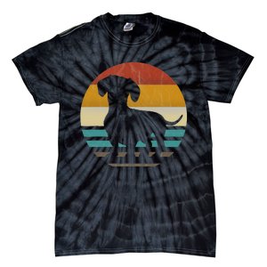 Dachshund Dachshund Silhouette Dog retro gift Tie-Dye T-Shirt