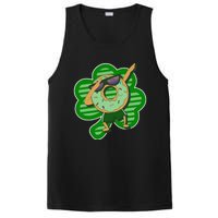 Dabbing Donut St Patricks Day Irish Shamrock Funny PosiCharge Competitor Tank